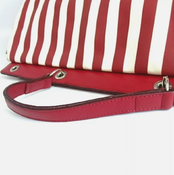 AUTHENTIC MOSCHINO BOSTON BAG CANVAS/LEATHER - Picture 7 of 12